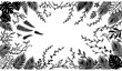 © MdRipon - Plants and Leaf Transition Vector Elements for Animated Botanical Alpha Channel Overlay