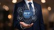 © Mizanur - Businessman presenting request for proposal RFP concept with modern business icons