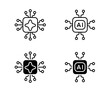 © Erwhin - AI Productivity Artificial Intelligence Model Outline and Glyph Icon Set