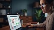 © Vera D - Concerned online shopper hesitating at a digital discount offer on a laptop