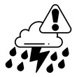 © Madani Pro - Weather Alert Dualtone Icon