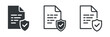 © GOLAM RABBI - terms conditions icon, privacy policy document and shield symbols for legal compliance and data protection
