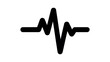 © PAVEL - Heart beat black vector icon