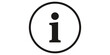 © NOMAN - Black information symbol 'i' inside a circle for help or assistance.