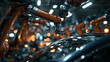© BlackBridge Media - Robotic Arms Assembling Vehicle on Automated Production Line