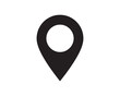 © ZOHAIB - Location pin icon representing map marker gps navigation destination point with destination sign place marker pointer icon geo tag address icon