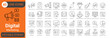 © Outline Icons - Digital marketing line icon set with advertising, social media, email, campaign, branding, lead generation, conversion, analytics, content and customer. Editable stroke. vector icons collection.