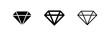 © liubomir118809 - Diamond and Jewelry Gem Icon Set Vector Illustration