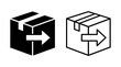 © ASHIK - Isometric box arrows icon set