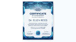 © Muhammad - Elegant Futuristic Digital Certificate Template for Professional Achievement, Recognizing Outstanding Innovation in Technology Development