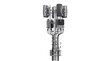 © PNG Studio 99 - Detailed close-up of a cellular tower antenna png on isolated transparent background