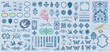 © bow - Mega set of swirls, scrolls, logos and design elements. Flourishes set for retro design, greeting cards, invitations, weddings designs and other. Vector set.