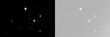© Alehandro - Luminous white stars shine between small sparkles and delicate light dots
