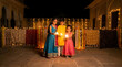 © Carlie - Children playing with sparklers during evening festival in India.