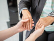 © Яe Life Яe World - Nurse female holding hands to encourage and comfort elderly woman. Caregiver holding hands senior patient for concept consultation, support help. Lifestyle health care and wellness. Nursing home.