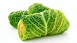 © vasyl pshyk - Cabbage rolls prepared with fresh green cabbage leaves and filled with ingredients ready for cooking