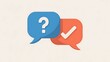 © picbox - Question support concept - Question and answer speech bubbles