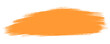 © dirtyfellas - Orange paintbrush stroke on white background. Modern hand painted acrylic texture banner frame clip art isolated for header highlight, sticker, and graphic design template.