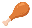 © Artem - Fried chicken drumstick and roasted poultry leg with bone