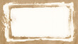 © MDALi - Aged parchment paper with a distressed rectangular frame and a blank center for text