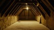 © pvl0707 - Construction of a cozy attic in Quebec with wooden framing and polystyrene insulation under a floating roof