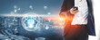 © InfiniteFlow - Glowing human figures surrounded by business icons representing HR data analysis, employee management, and recruitment analytics Parse