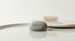 © Adi - Stone with word stillness and message about peace