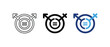 © Radiya - Gender equality and equal rights diversity concept icon vector set