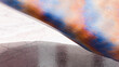 © Metadancer - Rusty colorful oxidized metal surface close-up with blue and orange