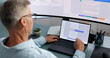 © Andrey Popov - Customer Support Manager Guiding Clients Through AI Chatbot Software