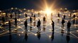 © Stock Spectrum - Professional team implementing customer managed relationship strategies and partnership.