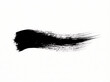 © Viky - A bold black brush stroke painting, abstract art, a dynamic and artistic expression with a sweeping motion