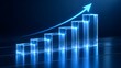 © AH Project - Rising bar graph indicating positive financial performance and enterprise revenue growth