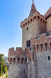 © josemiguelsangar - Close view of a fortified tower at Corvin Castle in Hunedoara Transylvania Romania