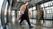 © VICHIZH - Extreme side-angle fashion portrait with reflections