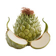 © lilikM - Fresh Tropical Pandanus Fruit or Screw Pine with Cut Slices Isolated on White Background for Design