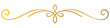 © WASIF-MEHMOOD - Decorative golden calligraphic scroll with floral accent golden flourish ornamental line vintage divider floral ornament swirly design gold border graphic element