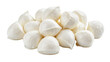 © Cian - Pile of fresh mozzarella balls dairy product, isolated on transparent background