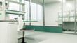 © Metadancer - Laboratory chair and glassware on bench in modern research lab