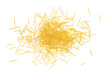 © dule964 - Dry durum wheat vermicelli pasta heap isolated on white background, top view