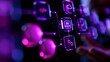 © mcjanuald - Futuristic neural network concept showing a glowing purple AI Agent control node processing complex data streams