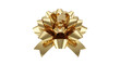 © นายณัฐวัตร เพชรสมบัต - Shiny golden gift bow with rich metallic sheen