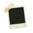 © Raja - Blank vintage polaroid photo frame with adhesive tape