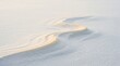 © canary - ミニマルな積もった雪の風景（段差・光・冬）