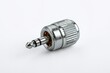 © BYAI - Silver Audio Plug Connector Close-Up