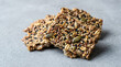 © melati - Healthy Seed Crackers with Flax, Sesame, Pumpkin Seeds - Close-up