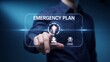 © Kamranazhar - Emergency plan concept with digital crisis management and response interface