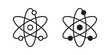 © Warpiya - Physics icon flat outline in black