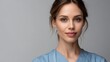 © Di Studio - portrait of nurse in uniform on light gray background