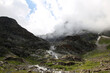 © klaus - Alpenlandschaft in den Pitztaler Alpen mit dramatischen Wolken und Nebel, Tirol, Österreich.